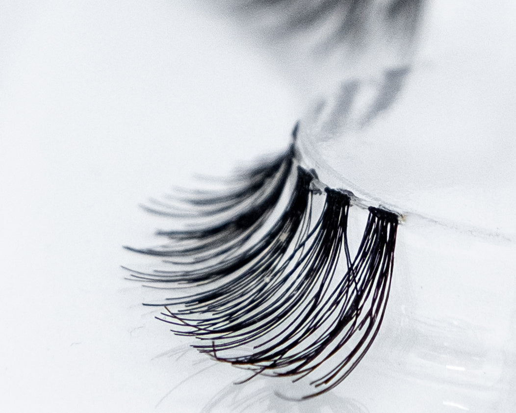 Fake Lashes Short Tapered #Striplash eyelashes side